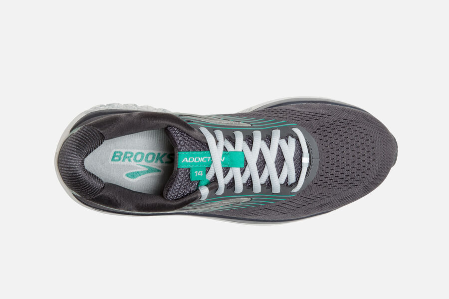 Brooks Israel Addiction 14 Road Running Shoes Womens - Grey - RVU-561498